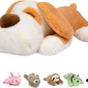 Niuniu Daddy 18" | 3 Pound Weighted Dog Stuffed Animal, Large Stuffed Puppy Plush Animals, Cute Dog Plush Toy Body Pillow, Plushies Gifts for Adults Kids Valentine Birthday Holidays Christmas