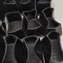 Rectangle Chair Leg Protectors for Hardwood Floors,16 PCS Silicone Covers to Protect Wood Tile Floors Felt Pads Furniture Leg Caps Reduce Noise. Easy to Move.(Black,1.25 x 2,Rectangular)