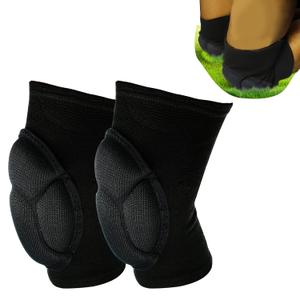 Gardening Knee Pads for Women Men, Thick Foam Kneeling Mats Soft Anti-Slip Knee Brace Guards, Professional Knee Protector for Housework, Sports, Garden & Yard Work, Floor and Carpet Cleaning (Black, L)