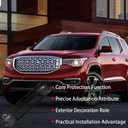 Front Bumper Lower Grille Compatible with GMC Acadia 2017-2019 Front Bumper Cover Hood Mesh Grille Replace:23159135