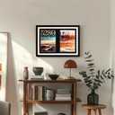 Comic Book Display Case,Black wood Double Magazine Frame, book display,Sports Magazine Frame Displays for 8.5 x 11.25 magazines or 8X 12 comic books,14.8X20.7 photo frame,with Black/White Mat.