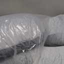 Momcozy Pregnancy Pillows for Sleeping, U Shaped Full Body Maternity Pillow with Removable Cover - Support for Back, Legs, Belly, HIPS for Pregnant Women, 57 Inch Pregnancy Pillow for Women, Grey