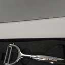 MAD SHARK Ultra Sharp Vegetable Peelers for Kitchen 10 Years No Rust Stainless Steel Serrated Potato Peeler Easy to Use Y Peeler with Durable Non-Slip Ergonomic Grips for Carrots, Fruits, Veggie (Sliver)