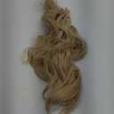 WECAN Blonde Clip In Hair Extensions - 20 Inch, 6 Pcs Long Wavy Curly Strawberry Blonde Highlight Bleach Blonde Synthetic Fiber Double Weft Soft Hairpieces For Women