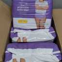 Amazon Basics Incontinence Underwear for Women, Maximum Absorbency, Fresh Protection, Postpartum, Disposable, Odor Protection, Comfortable Fit, Large, Lavender, 54 Count (3 Packs of 18)