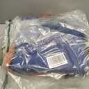 BALEINE 3Pk Reusable Grocery Bags, Foldable Shopping Bags for Groceries with Reinforced Bottom & Handles (Blue)