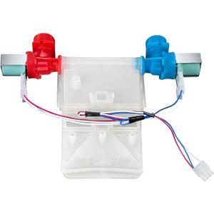 UPGRADE W11101906 W11210463 Washer Water Inlet Valve Fit for Whirlpool Amana Maytag Washer, For W10701461 W10869803 W10883458 W11038696 AP6329219