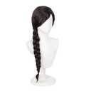 Topcosplay Women's Wig Black Brown Long Braid Wigs for Halloween Cosplay Costume Outfit