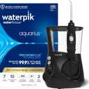 Waterpik Aquarius Water Flosser For Teeth Cleaning, Gums, Braces, Dental Care, Electric Power With 10 Settings, 7 Tips For Multiple Users And Needs, ADA Accepted, Black WP-662