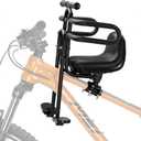 Fediman Front-Mounted Bike Child Seat for Toddlers 2-5 Years Adjustable Height, Universal Fit for Mountain & Commuter Bikes