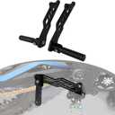 Dirt Bike Rear Foot Pegs Aluminum CNC Passenger Pedal Bracket Rest Footrests for Talaria MX3/MX4/MX5 Electric Dirt Bike Black