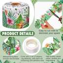 Tenceur Greenery Bulletin Board Border Decorations Green Eucalyptus Tropical Plants Trim Bulletin Board Borders for Office Whiteboard Wall Chalkboard Decor(120 ft,Jungle Plants)