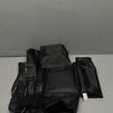 Bitubi Upright Freezers Cover,Outdoor Beverage Refrigerator Cover, Waterproof, Dustproof, Sun-Proof, 20" W x 20" D x 33" H. Suitable for most 3.2 Cu.ft Beer or Wine Mini Fridge (Black)