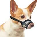 Evollax Dog Muzzle for Small Dogs Soft Air Mesh Muzzle for Small Dog | Perfect for Barking and Biting Prevention S