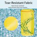 2 x Shoe Washing Machine Bag, Laundry Shoe Bag for Washer and Dryer, Yellow Sandwish Mesh, 2L(8x15in)