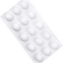 Mousse Desser Baking Moulds Silicone 3D Chocolate Ball Bombs Mold Candle Soap Jelly Tray Candy Pan(3.1cm)