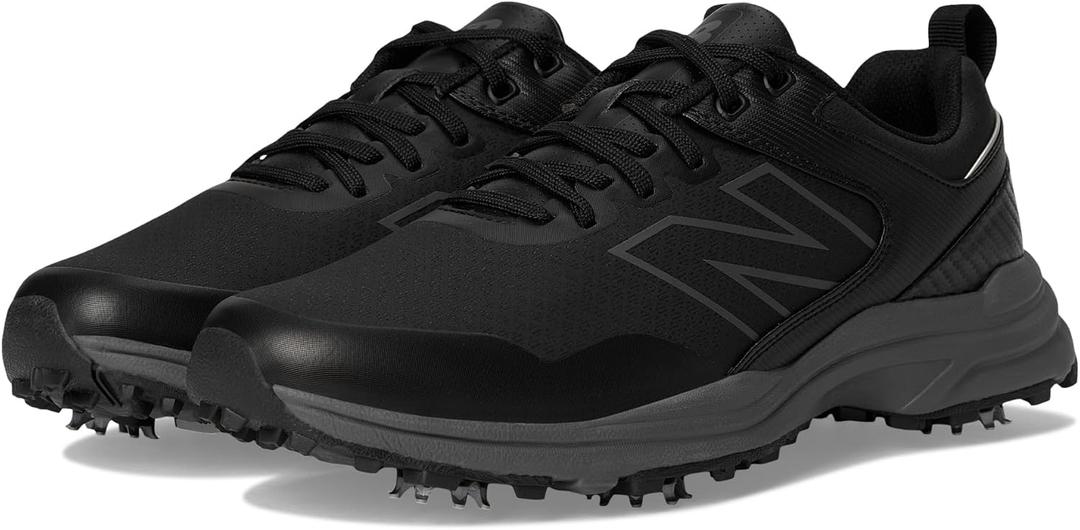 New Balance Golf Shoe Men's Brighton v2, Black/Grey 11 X-Wide