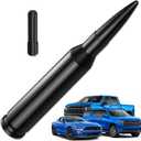 50 Cal Short Antenna for 1995-2015 Toyota Tacoma, 2014-2019 Tundra, 2006-2014 Toyota FJ Cruiser, Matte Black Truck Radio Antenna