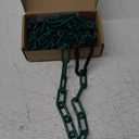 2 Swing Chains Heavy Duty (63") Fully Plastic Coated with 4 Free Quick Links Anti-Rust Iron Link Chains for Playground Kids Tree Swing Seat Accessories and Replacement (Green)