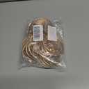 Curtain Ring with Clips,Iron Drapery Clips Hooks,TTZEZE Rustproof Curtain Clip Rings Hooks,30PCS Curtain Hooks for Curtain Rod Dia.55mm/2.17'' THK 4mm/0.16'', Rose Gold