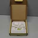 Bluetooth Portable Home CD Music Player with Remote Control, Timer, Built-in Speakers and LED Display - FM Radio Boombox (White)