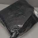 Car Seat Cushions, Car Seat Cover Foldable Portable Seat Cover for Back and Seat Cushions with Bottom Anti Slip Silicon(1 Pack/Black)