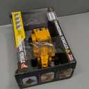 11" Excavator Toy, 1: 18 Scale, Rolling Wheels Inertia-Powered, HeavyDuty Plastic, with Lights & Rumbling Action, Working Boom & Bucket, Indoor/Outdoor Sandbox Vehicle for Ages3+ - Easter Gifts