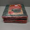 2 x Christmas Ornament Storage Box with Dividers 4 Removable Trays Christmas Storage Container Store Up to 64 Holiday Ornaments 3 Inch Christmas Ball Storage Container Bins for Xmas Decorations (Green)