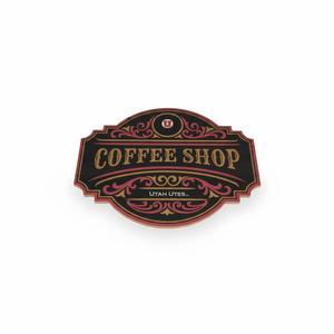Coffee Shop Utah Utes Signboard