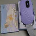 Portable Cordless Heating Pad for Cramps, 6 Heat Levels and 6 Massage Modes, 5000mAh, Auto Shut-Off, NTC Temp Control, Belly and Back Heating Pad, Gifts for Women and Girls (Purple)