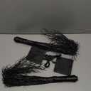 Halloween Decorations Indoor 2 Pack 24 Inch Black Halloween Tree with 48 Orange & Purple Lights, USB or Battery Operated Halloween Table Decorations Lighted Tabletop Spooky Tree Home Decor Office