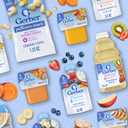 Gerber Toddler Food, Strawberry Banana, Fruit Puree and Yogurt Pouch. No Added Sweeteners, 12PK (EXP 01/31/27)