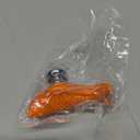 Fish Shape Ceramic Kids Drawer Knobs,,Candy Color Baby Boys Girls Knobs Handles Pulls for Drawer Dresser Bookcase (Fish-Orange)