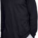 Under Armour Men's Waffle Shirt (X-Large, Black/ Graphite)