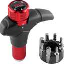 PRO BIKE TOOL Adjustable T Torque Wrench - 4, 5 and 6 Newton Meters - Quality Bicycle Maintenance Tool for Road & Mountain Bikes - 1/4 Inch Hex Driver Torque Wrench for Home & Roadside Repair (Red)