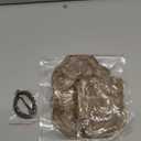 CJL HAIR Large Messy Bun Hair Piece Wavy Curly Scrunchies Synthetic Chignon Ponytail Hair Extensions Thick Updo Hairpieces for Women Sand