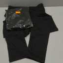 2 Pack Fleece Lined Leggings for Women - Thermal Winter Warm Tights Tummy Control High Waisted Workout Yoga Pants (Large-X-Large)