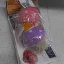 Set of 2 Squishy Pink and Purple Mushroom Fidget Toys, Pack of 7 Fidget stickers