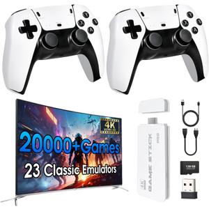 TEFELE 2025New Wireless Retro Game Console 23 Simulators and Over 20,000 Games