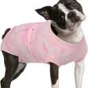 FUAMEY Recovery Suit for Dogs After Surgery,Soft Breathable Dog Bodysuit E-Collar & Cone Alternative Surgical Suit,Male Female Dog Neuter Spay Suits Anti Licking Wounds Onesie Pink Tie Dye L