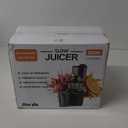 Slow Masticating Cold Press Juicer: Cold Pressed Juicer Machines For Vegetable And Fruit 200W, Matte Grey