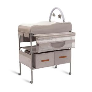 TOMBOOS Versatile Folding Changing Table.Portable Changing Table for Baby.Baby Changing Table.Highly Adjustable.2 Storage Baskets. Portable Changing.Diaper Changing Station.