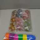 18 Pack Easter Eggs Fillers Light Up Fidget Stress Balls Easter Eggs Filled Toys Easter Basket Stuffers Glow in The Dark Egg Shaped Squishies Squeeze Ball for Kids Boys Girls Easter Hunt Party Favors