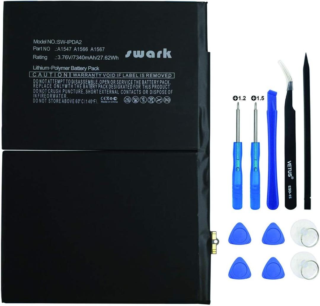 Replacement A1547 Battery compatible with Apple iPad Air 2 A1566, iPad Air 2 A1567, iPad 6 (6th Generation)