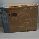 DUMOS Criss Cross Chair Legged Office Wide Comfy Desk Seat, No Wheels Armless Computer Task Seating, Swivel Vanity Home Height Adjustable (Sandy Brown)