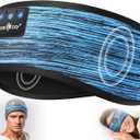 MUSICOZY Sleep Headphones Bluetooth 5.4 Headband, Wireless Music Sleeping Mask Headphones Earbuds Earphones Sweatproof for Women Mom Sports Workout Running Jogging Yoga Cool Gadgets Unique Gifts