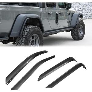 4PCS Fenders Compatible with 2020-2025 Jeep Wrangler Gladiator JT Mojave & Rubicon, Off-Road Wheel Fender Liner(Only Fit High Clearance Fender Flares)