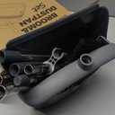 Broom and Dustpan Set, Dust pan with Long Handle, Broom with Dustpan Combo Set, Broom and Dustpan for Home, Indoor or Outdoor Cleaning Tool (Deep Gray&Light Gray)