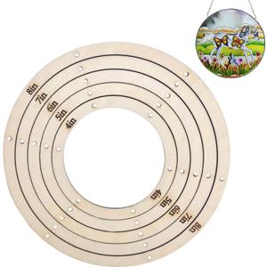 5 Pcs Stained Glass Circle Layout Frame 4/5/6/7/8inch Layout Block System for Stained Glass for Stained Glass Projects DIY Tools
