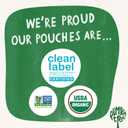 Pumpkin Tree Peter Rabbit Organics, Banana, Mango, and Kale, 4 Squeeze Pouch, Mango, Broccoli & Kale, 4.4 Ounce (Pack of 10)